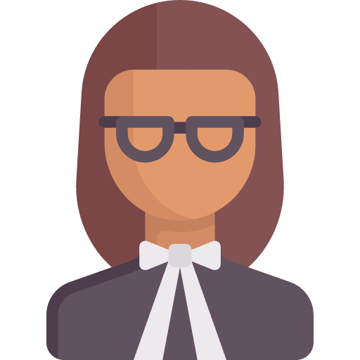 Advocate professions and jobs occupation lawyer icon