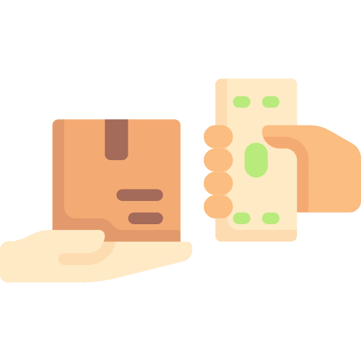 Cash on delivery business and finance payment method cash on delivery icon