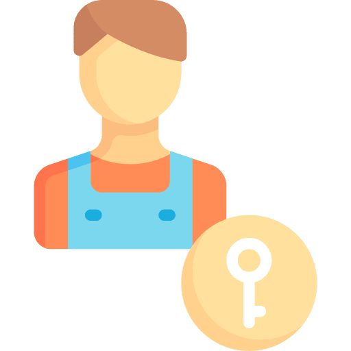 Locksmith worker professions and jobs avatar icon