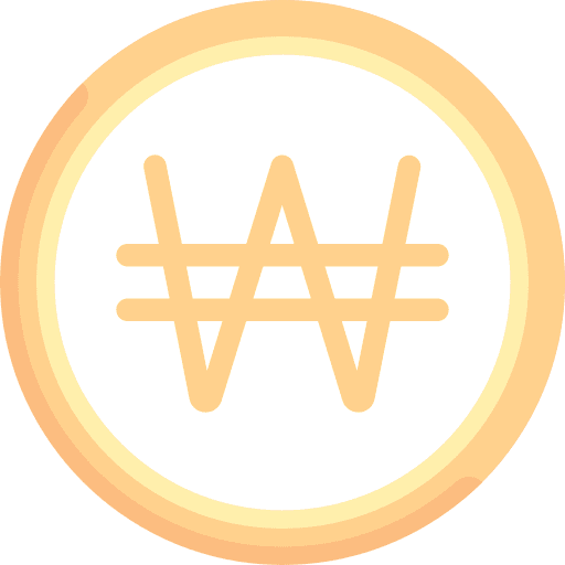 Won won business and finance cash icon