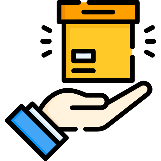 Delivery box delivery box shipping and delivery package icon