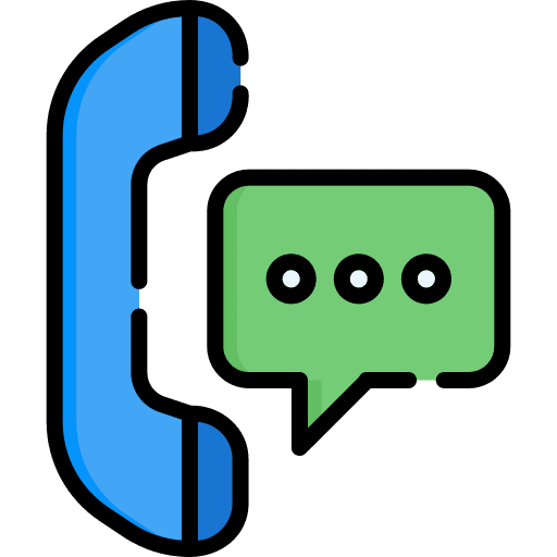 Phone call chat bubble customer support tell icon Phone call chat bubble customer support tell icon