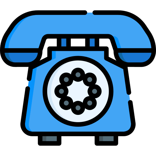 Phone phone call technology vintage icon