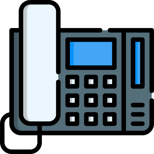 Telephone phone landline telephone icon