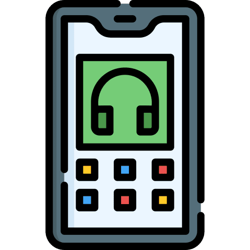 Customer support app information phone call icon Customer support app information phone call icon
