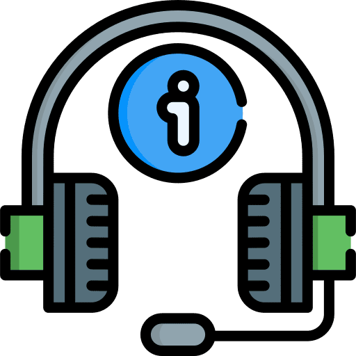 Information customer headset info icon Information customer headset info icon
