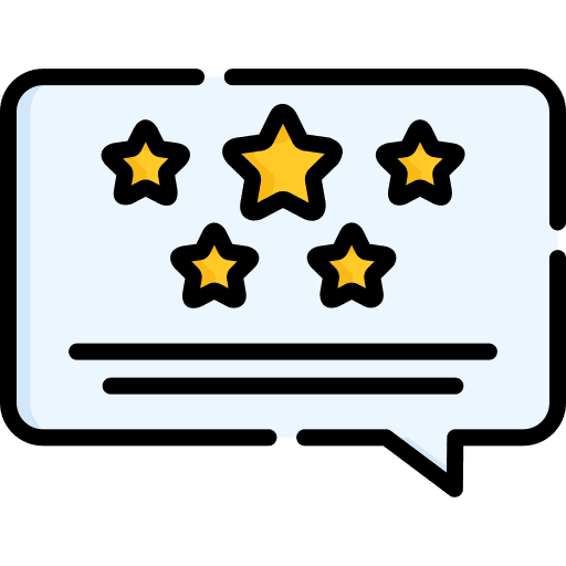 Review testimony testimonial critic icon Review testimony testimonial critic icon