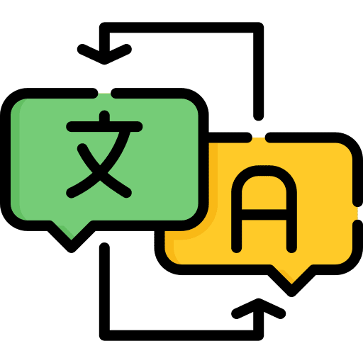 Translator translator networking languages icon Translator translator networking languages icon