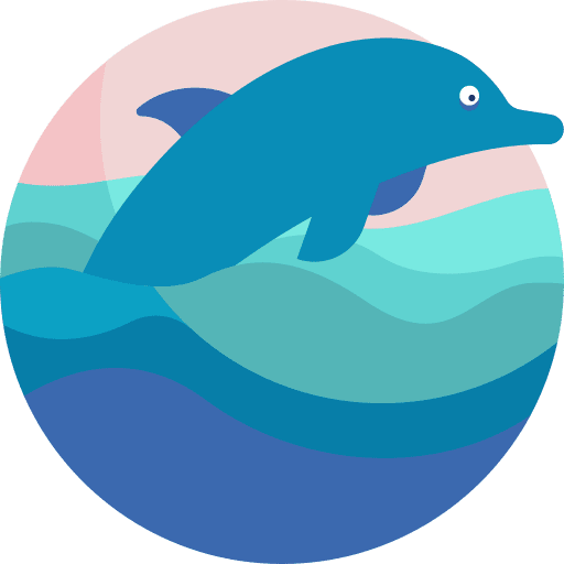 Dolphin animal kingdom mammal animals icon