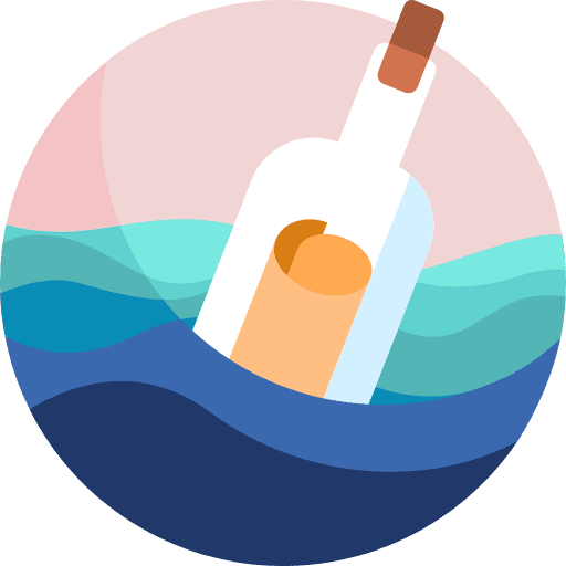 Bottle letter bottle message icon Bottle letter bottle message icon