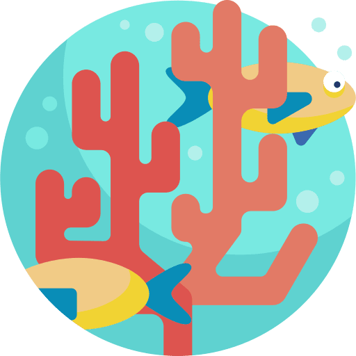 Coral aquarium animals marine icon Coral aquarium animals marine icon