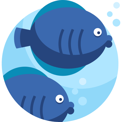 Fish food and restaurant fishes foods icon Fish food and restaurant fishes foods icon