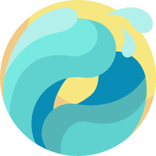 Wave beach sea nature icon Wave beach sea nature icon