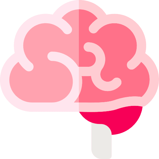 Brain anatomy think body organ icon