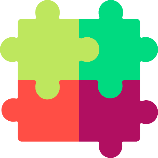 Puzzle jigsaw solution creativity icon