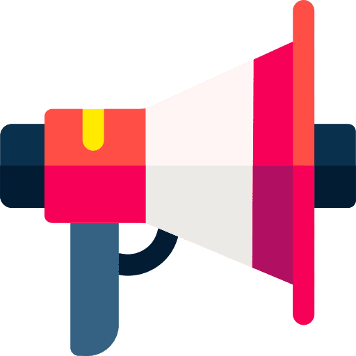 Loudspeaker megaphone advertising communications icon