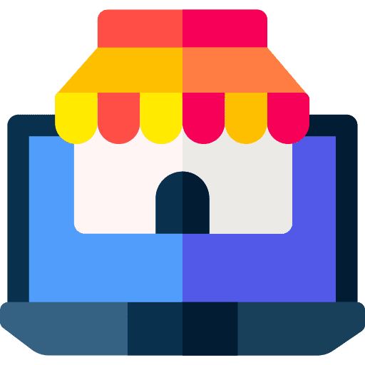 Online shop ecommerce online store buy icon
