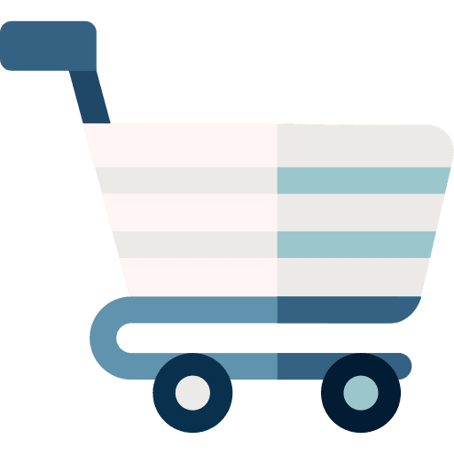 Shopping cart buy purchase trolley icon