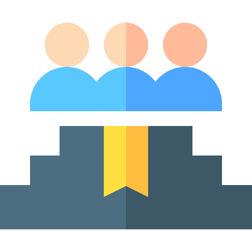 Goals team work mission development icon Goals team work mission development icon