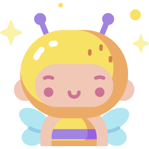 Bee carnival people avatar icon