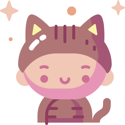 Cat people cat boy icon