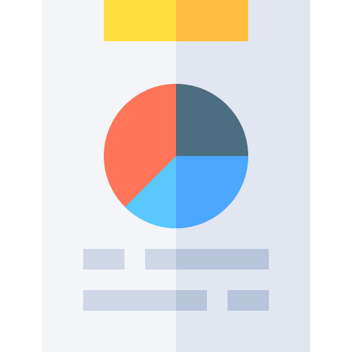 Report business pie chart analytics icon Report business pie chart analytics icon