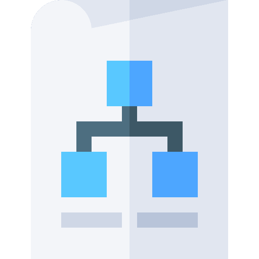 Schemes implementation planning cog icon Schemes implementation planning cog icon