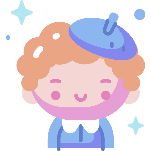 Girl user avatar curly hair icon Girl user avatar curly hair icon