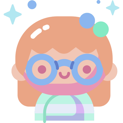 Girl nerd people caucasian icon Girl nerd people caucasian icon