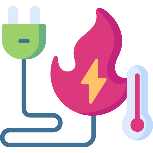 Geothermal energy geothermal ecology and environment plug icon