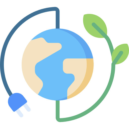 Earth sustainable ecologic plug icon Earth sustainable ecologic plug icon