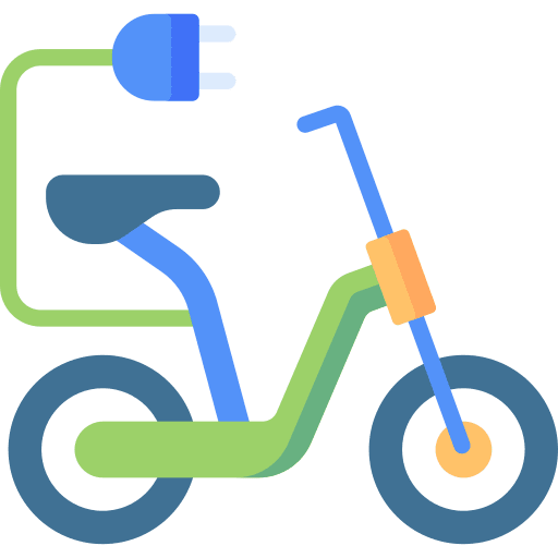 Electric bike electric motor transportation charging icon Electric bike electric motor transportation charging icon