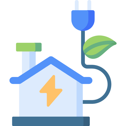 Green house property real estate eco home icon Green house property real estate eco home icon