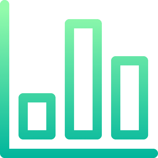 Bar chart graphic statistics business and finance icon Bar chart graphic statistics business and finance icon