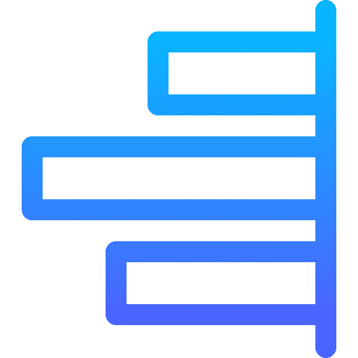 Right alignment signs ui text icon Right alignment signs ui text icon