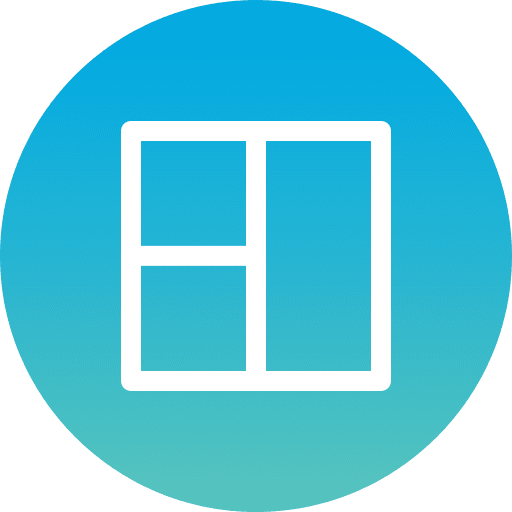 Layout columns ui art and design icon