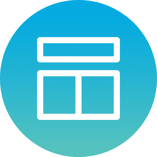 Layout development interface design icon Layout development interface design icon