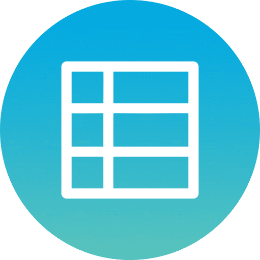 Layout ui web development columns icon Layout ui web development columns icon