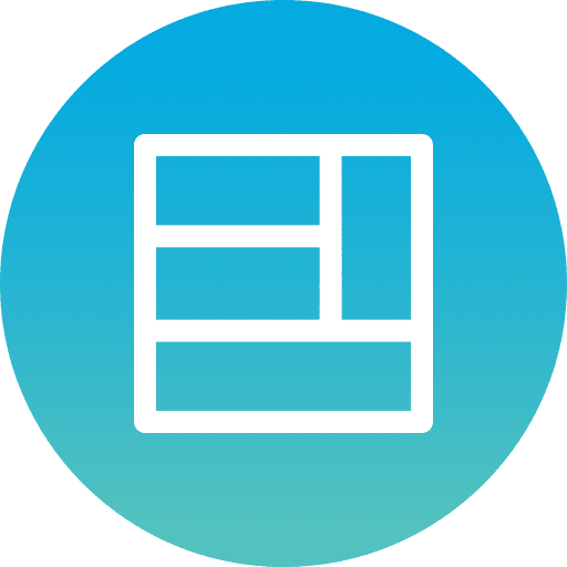Layout columns interface grid icon Layout columns interface grid icon