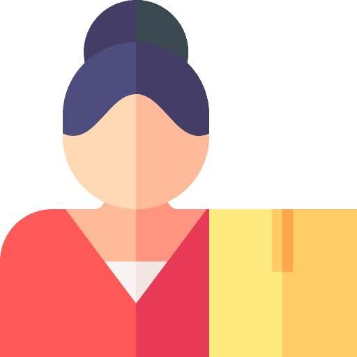Product owner box product owner woman icon