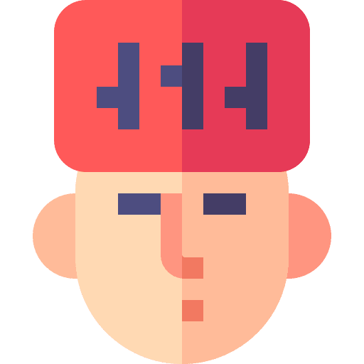 Adaptation man business and finance skills icon