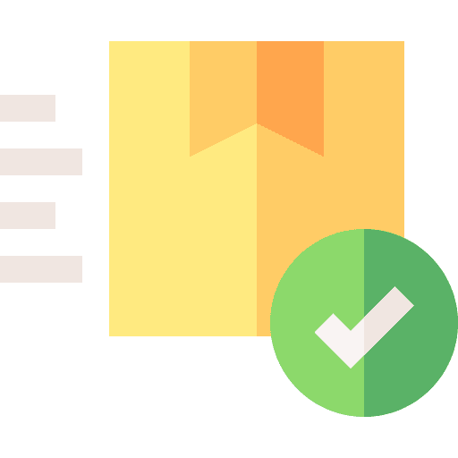 Package delivery box product packaging icon