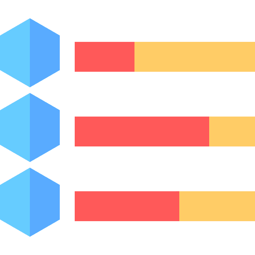 Priority chronology priority timeline icon