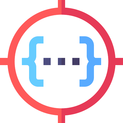 Target aim focus crosshair icon