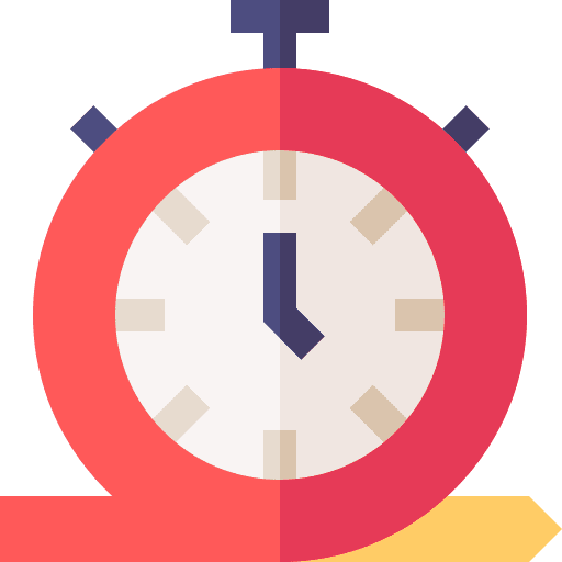 Time management productivity clock time management icon