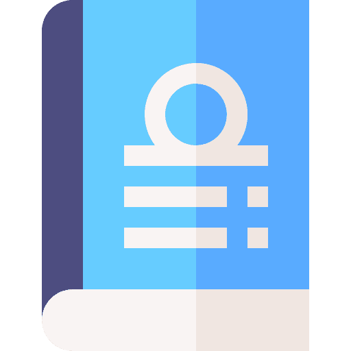 Book education guide business and finance icon