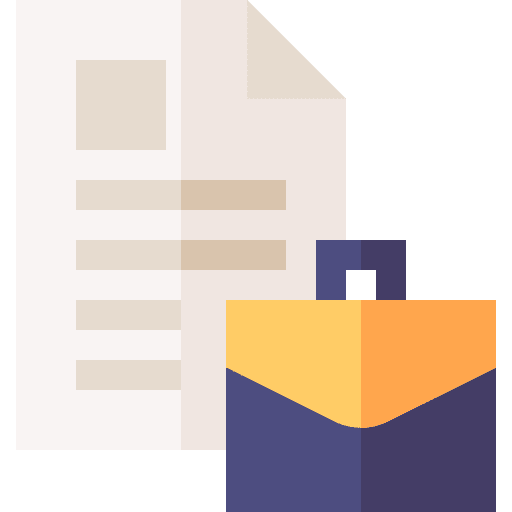 Portfolio suitcase briefcase portfolio icon