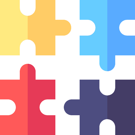 Puzzle group puzzle piece puzzle icon
