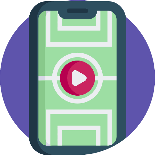 Football live play video icon