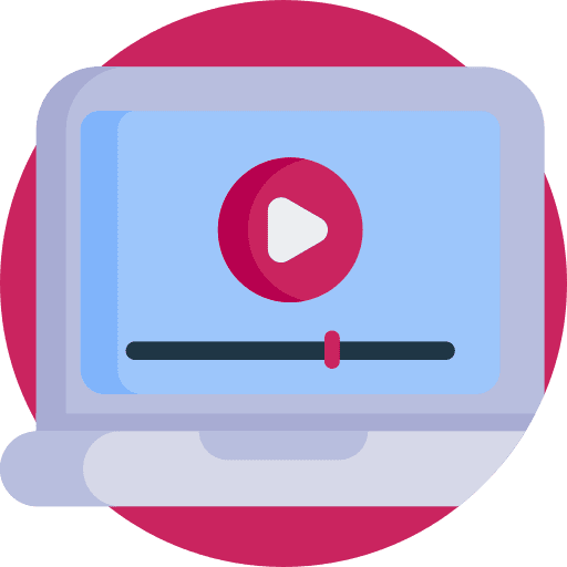 Video play play video music and multimedia icon
